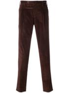 Pt01 Tapered Corduroy Trousers - Brown