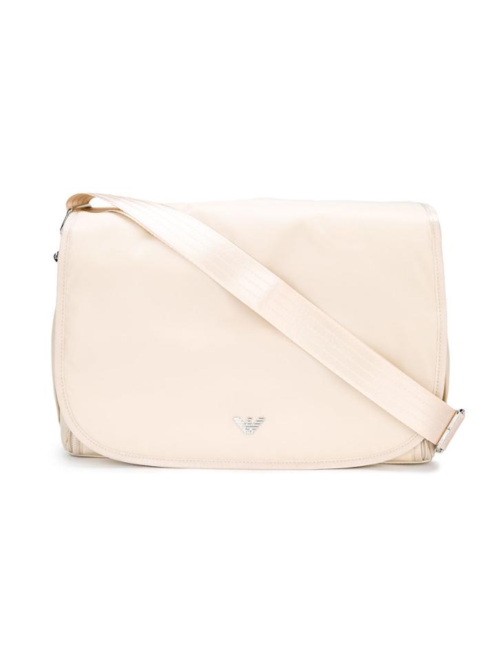 Armani Junior Foldover Changing Bag - Nude & Neutrals
