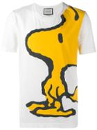 Gucci Woodstock Print T-shirt, Men's, Size: Large, Nude/neutrals, Cotton
