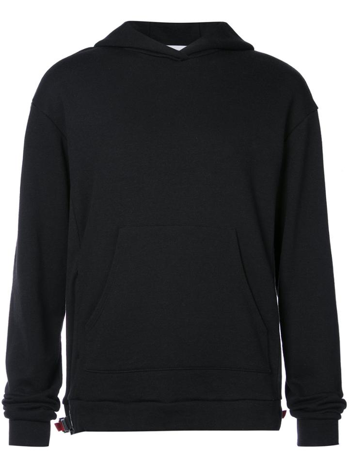 John Elliott Long Sleeved Hoodie - Black