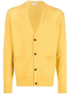 Ami Alexandre Mattiussi Oversized Knit Cardigan - Yellow & Orange