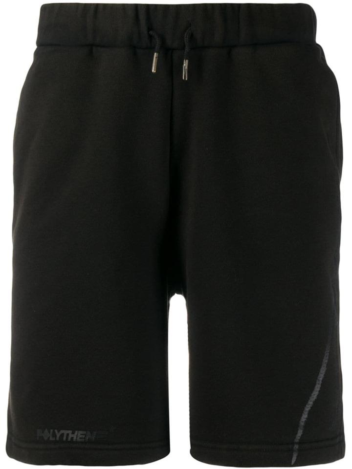 Polythene* Optics Drawstring Bermuda Shorts - Black