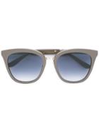 Jimmy Choo Eyewear - Fabry Sunglasses - Unisex - Acetate - One Size, Brown, Acetate