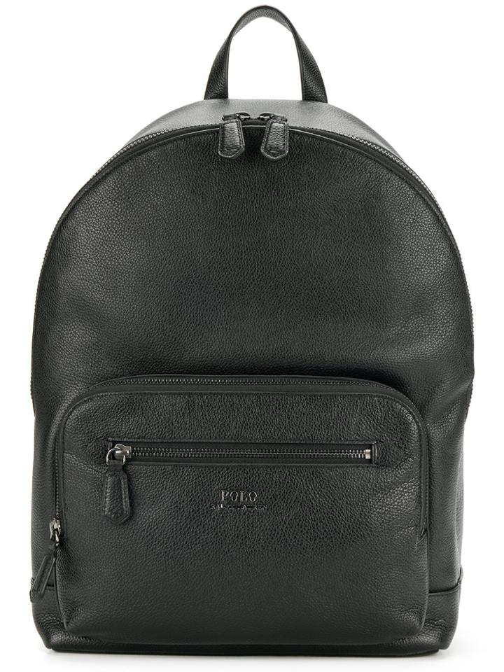 Polo Ralph Lauren Classic Logo Stamp Backpack - Black