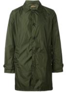 Aspesi Single Breasted Coat, Men's, Size: Medium, Green, Nylon