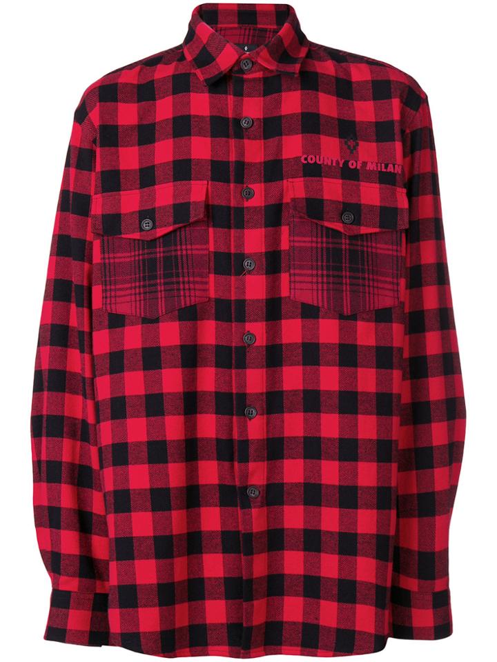 Marcelo Burlon County Of Milan Dogo Shirt - Red