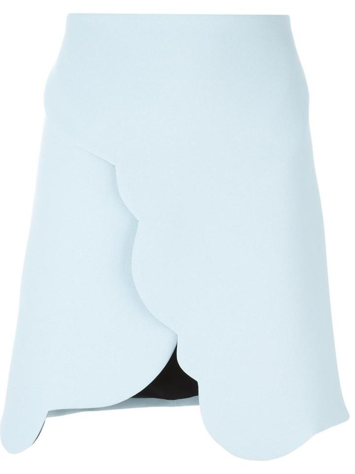 Carven Scalloped Wrap Skirt