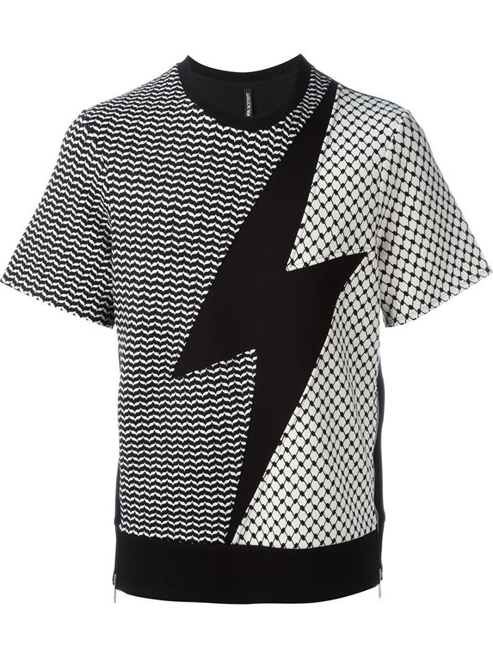Neil Barrett Jacquard Knit Shirt