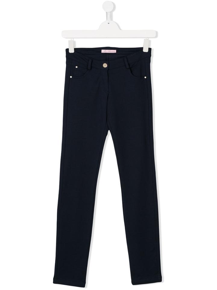 Miss Blumarine Slim-fit Trousers - Blue