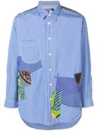 Junya Watanabe Comme Des Garçons Vintage 2000's Printed Patch Shirt -