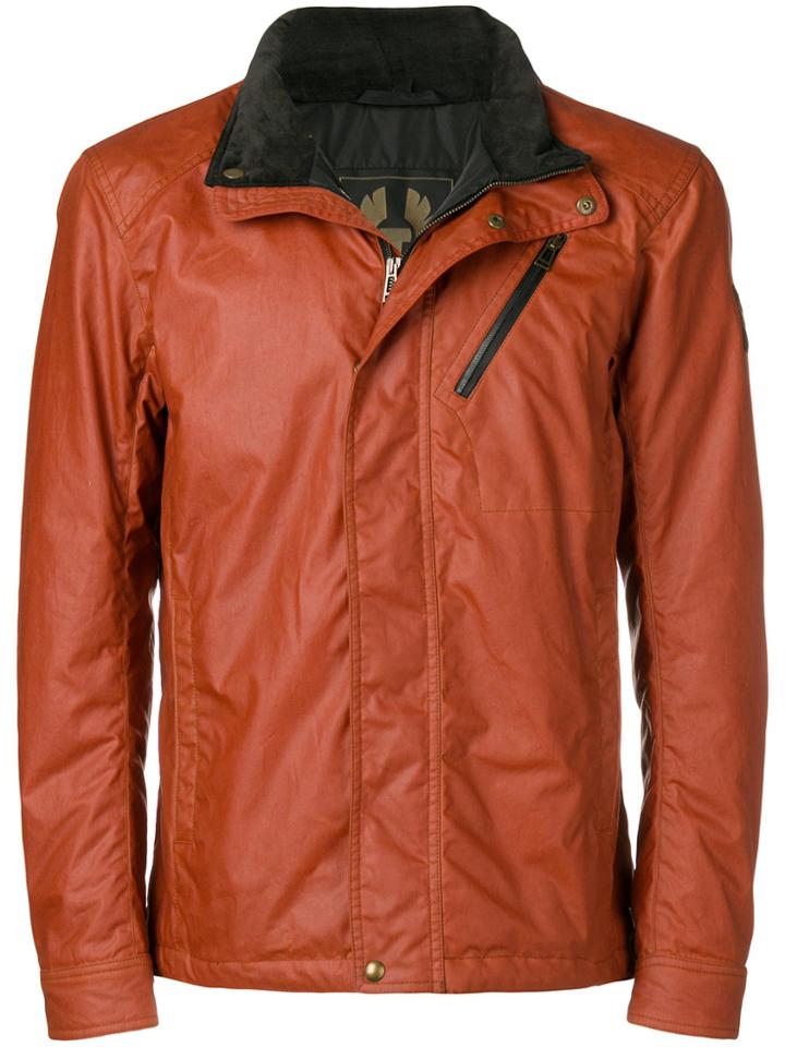 Belstaff Zipper Trim Jacket - Yellow & Orange