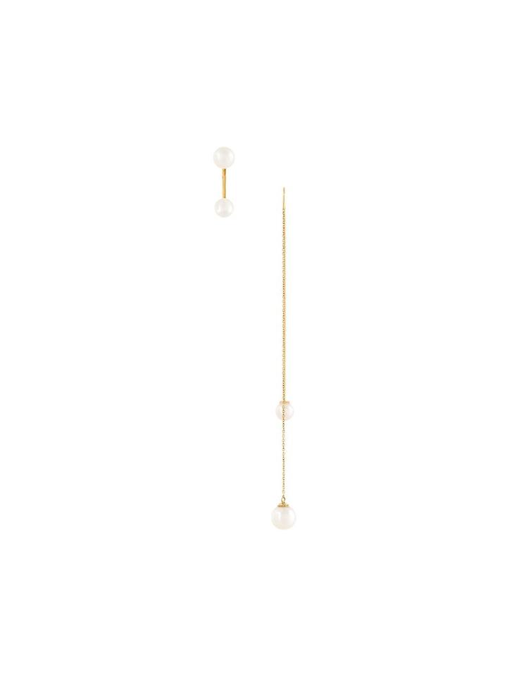 Delfina Delettrez 18kt Yellow Gold 'fishing For Compliments'l Earring