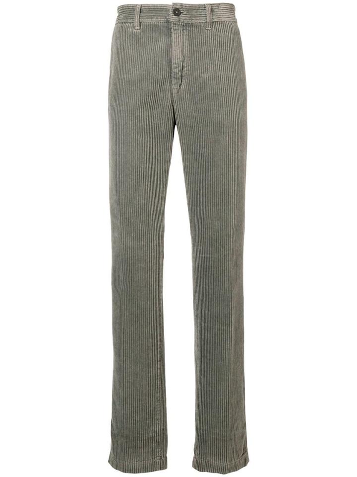 Massimo Alba Slim Fit Trousers - Green