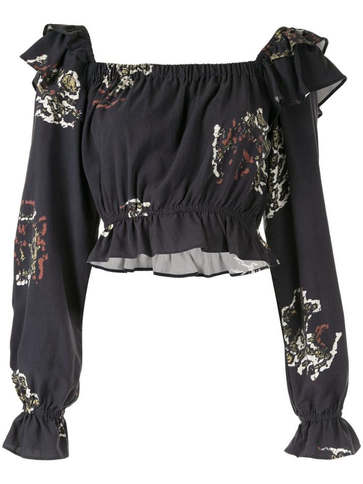 Sir. Fleur Top - Black