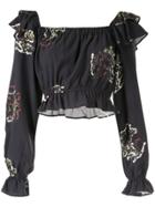 Sir. Fleur Top - Black