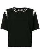 Rag & Bone Contrast Strap T-shirt - Black
