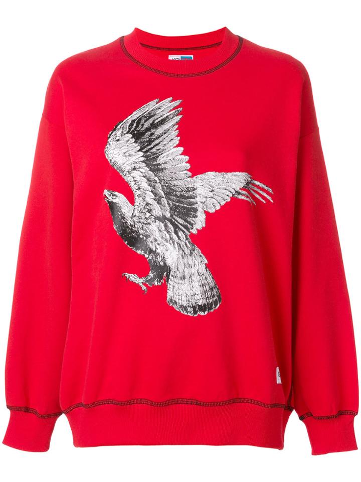 Kenzo Eagle Patch Jumper - Red