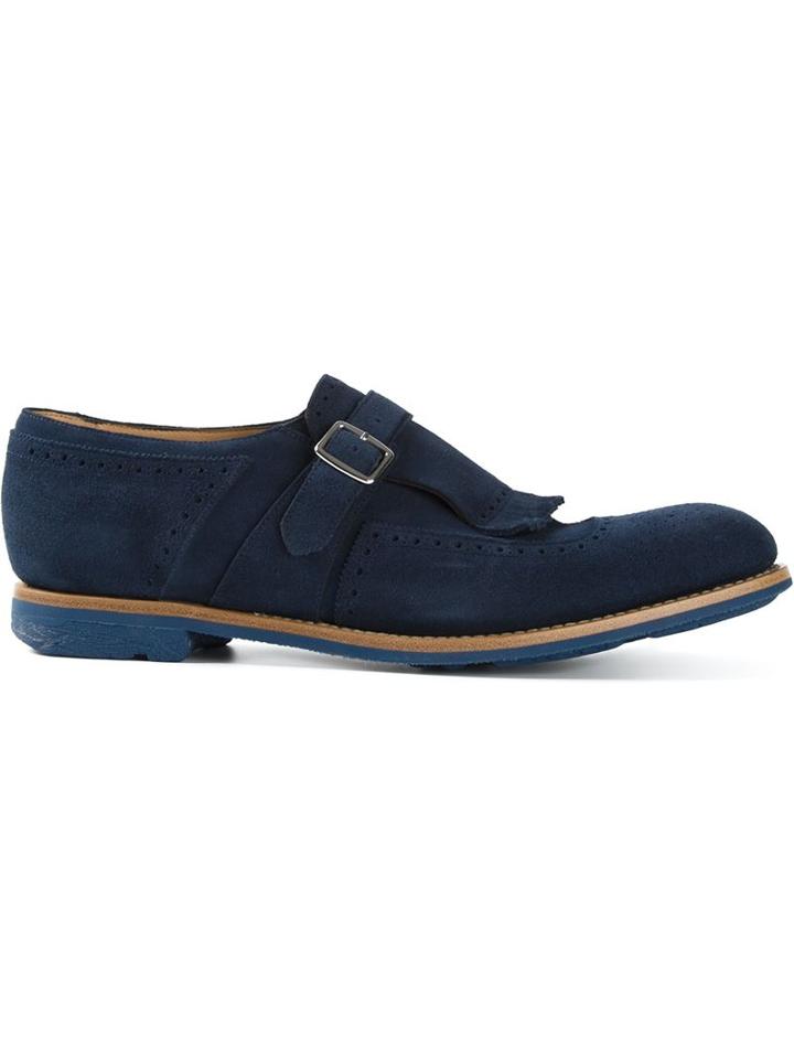 Church's Fringed Buckled Brogues