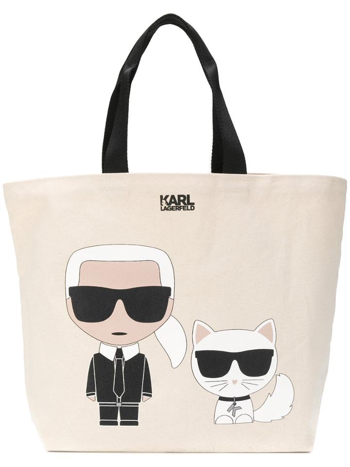 Karl Lagerfeld Karl Ikonik Shopper - Nude & Neutrals