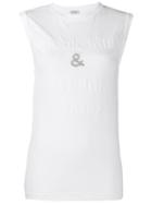 Brunello Cucinelli Speak Kind Tank Top - White