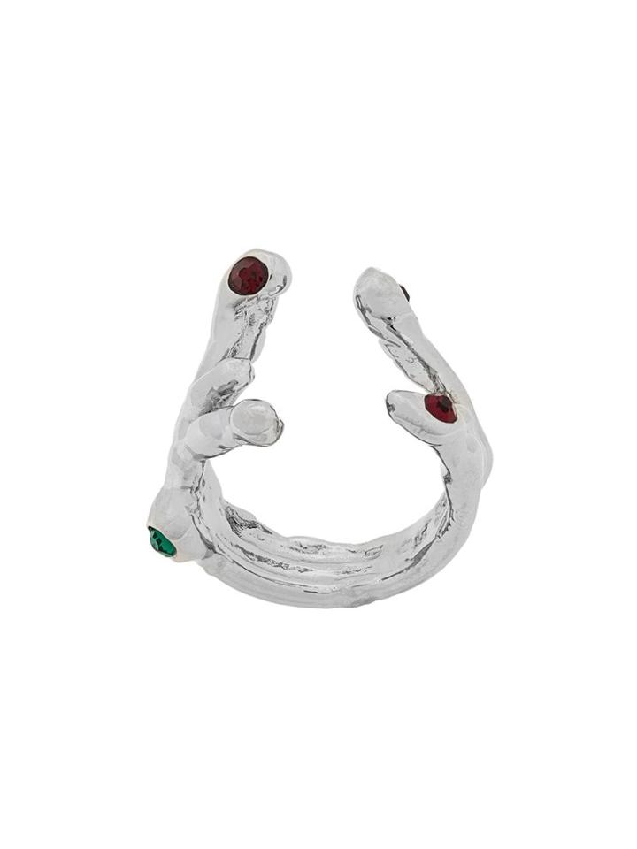 Marni Embellished Wrap Ring - Metallic