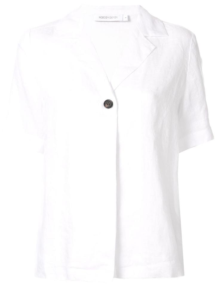 Nobody Denim Gallery Linen Shirt - White
