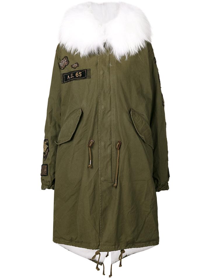 As65 Fur Trimmed Parka - Green