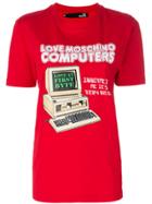Love Moschino Love At First Byte T-shirt - Black
