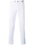 Pt01 Tapered Trousers, Men's, Size: 46, White, Cotton/linen/flax/elastodiene