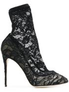 Dolce & Gabbana Lace Boots - Black