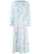 Rixo Floral-print Midi Dress - Blue