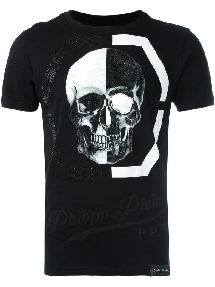 Philipp Plein Ideal T-shirt, Men's, Size: Small, Black, Cotton