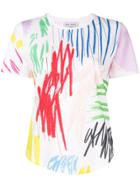 Mira Mikati Scribble Print T-shirt - White