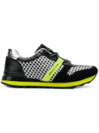 Versace Jeans Star Print Sneakers - Black