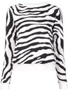 Adam Lippes Open Back Sweatshirt, Women's, Size: 2, White, Cotton