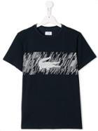 Lacoste Kids Teen Classic Print T-shirt - Blue