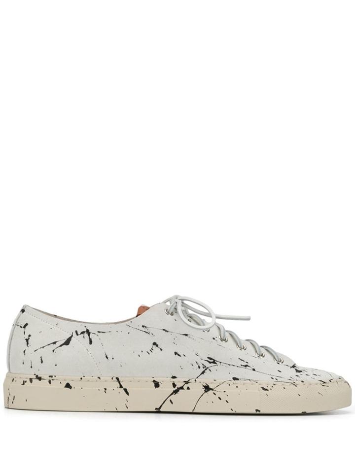 Buttero Paint Splatter Sneakers - White