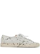 Buttero Paint Splatter Sneakers - White