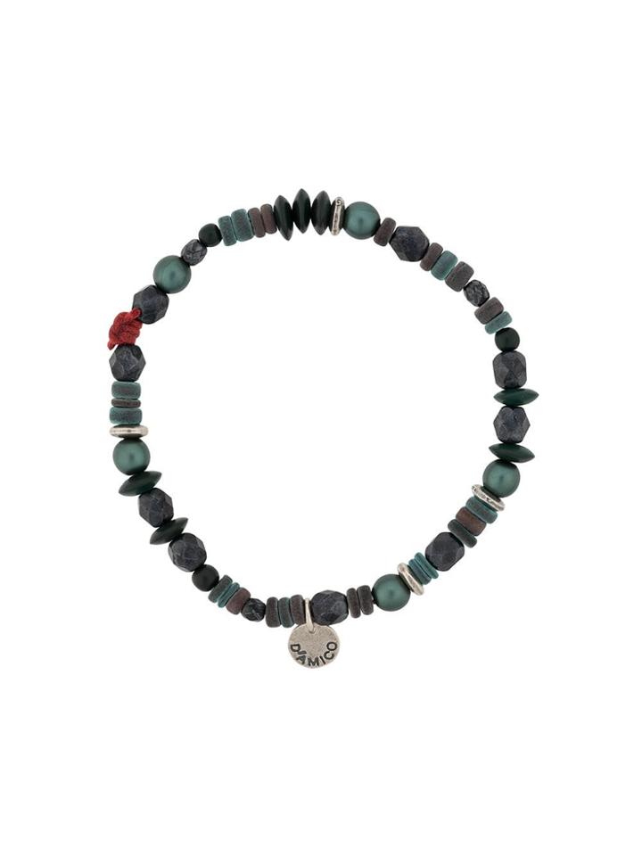 Andrea D'amico Stones And Knots Bracelet - Green