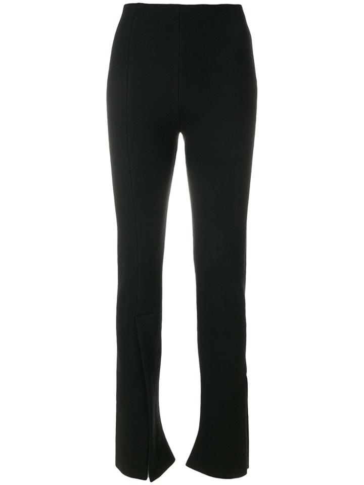 A.w.a.k.e. Side Slit Trousers - Black