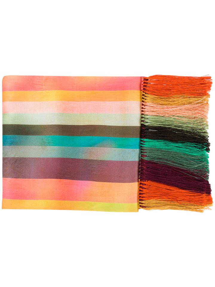 Paul Smith Artist Stripe Scarf - Multicolour