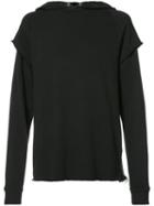 Enfants Riches Deprimes - Raw Edge Hoodie - Men - Wool - Xl, Black, Wool