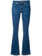 Dondup Stonewashed Flared Jeans, Women's, Size: 28, Blue, Cotton/polyester