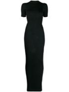 Vera Wang Short-sleeve Fitted Dress - Black