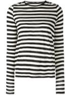 Proenza Schouler Striped Long-sleeved T-shirt - White