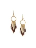 Polder Sn Pendant Earrings - Brown