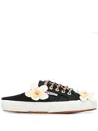 Superga Alanui X Superga Flower Sneakers - Black