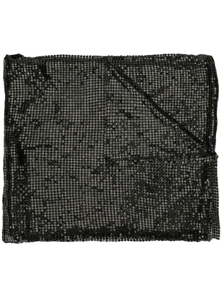 Tom Ford Metal Mesh Scarf - Black