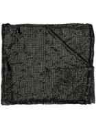 Tom Ford Metal Mesh Scarf - Black