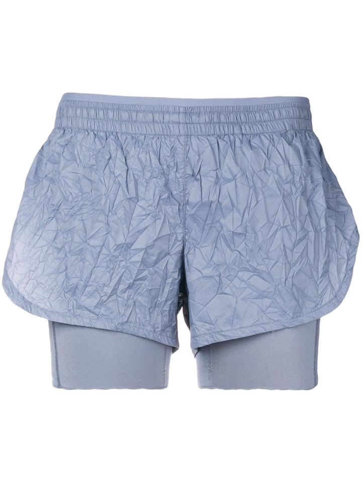 Nike Crinkle Runner Shorts - Blue
